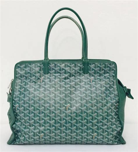 goyard sac hardy pet carrier|Goyard Goyardine Sac Hardy Pet Carrier PM Green.